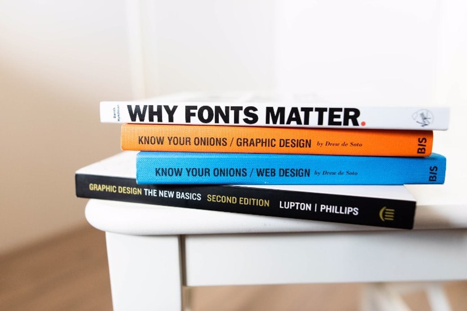 stacked web design books